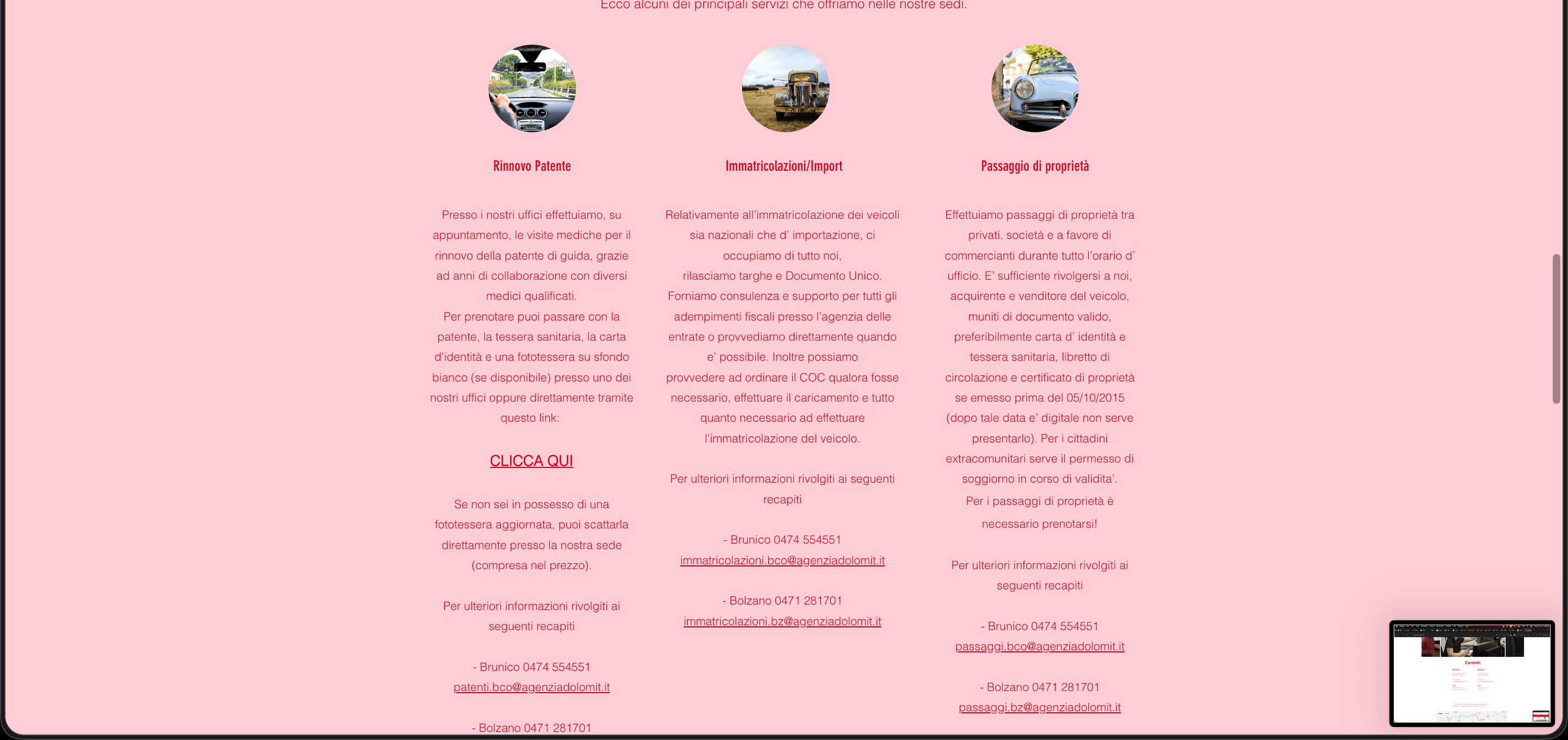 Before — pink, generic, no hierarchy