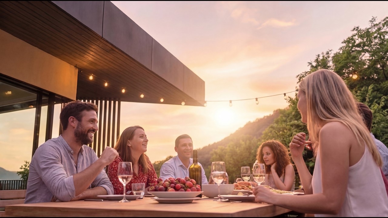 Project film — residence at golden hour