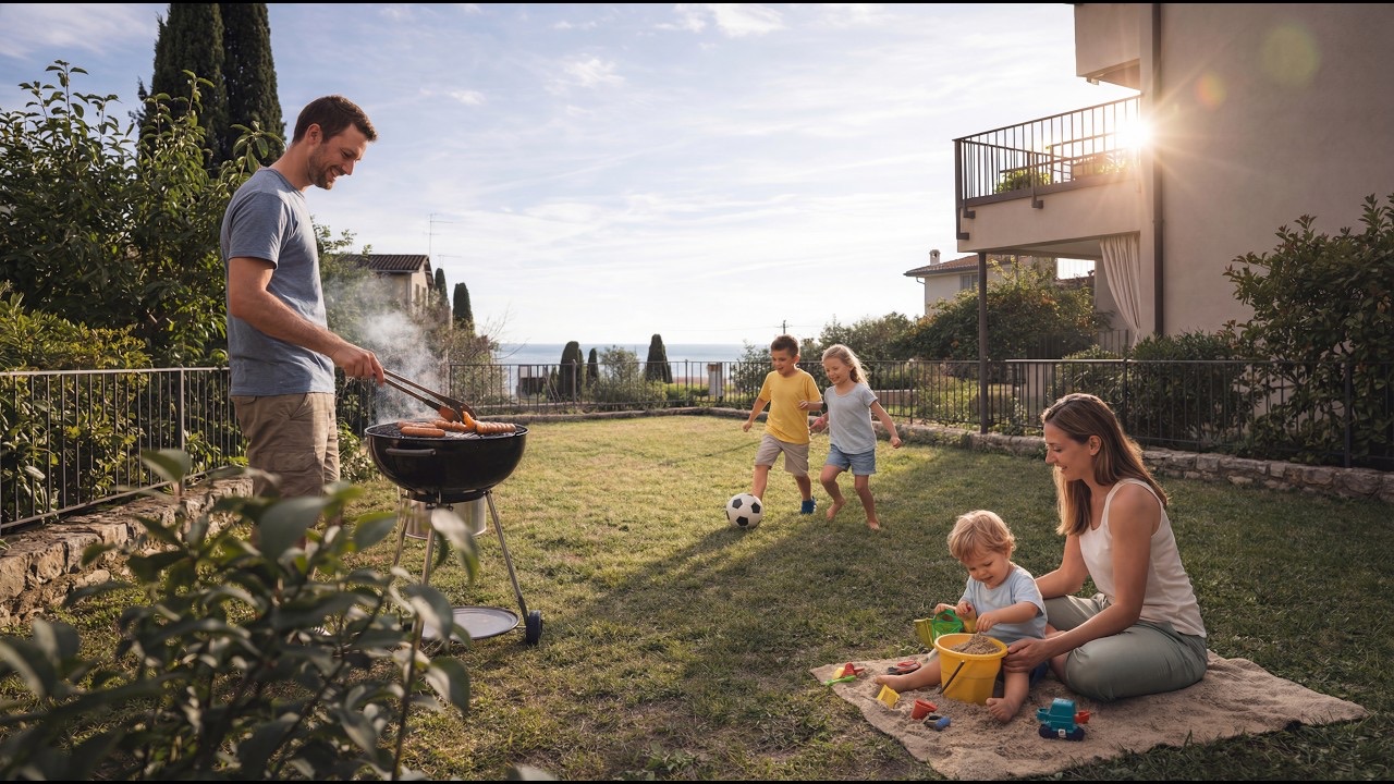 Project film — exterior, Lake Garda
